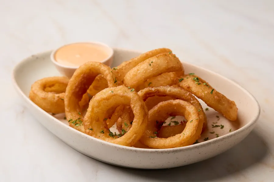 Onion Rings at Malbec Grill, Argentinian steakhouse in Parkland FL