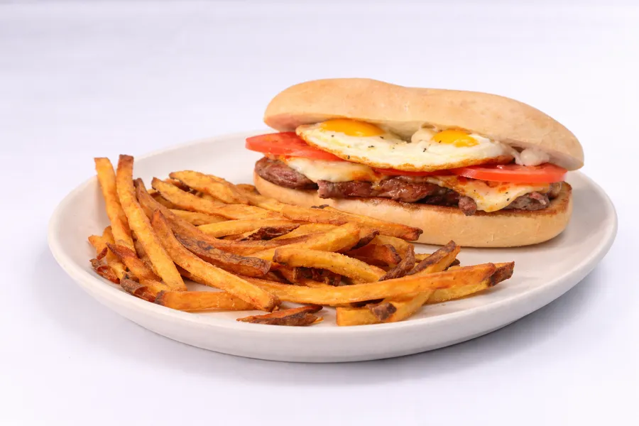 Ribeye & Provoleta Sandwich at Malbec Grill, Argentinian steakhouse in Parkland FL