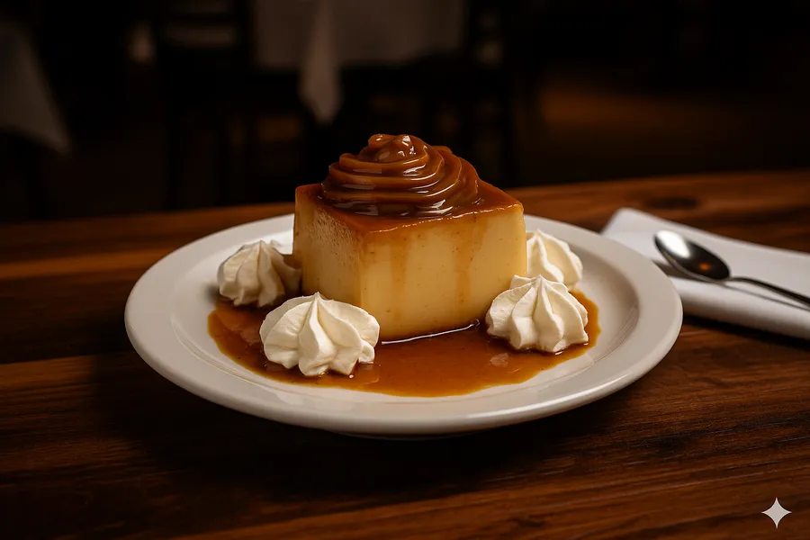 Dulce de leche flan
