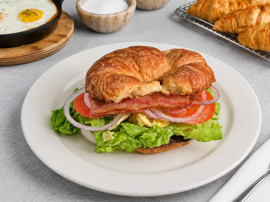 Blt Croissant at Malbec Grill, Argentinian steakhouse in Parkland FL