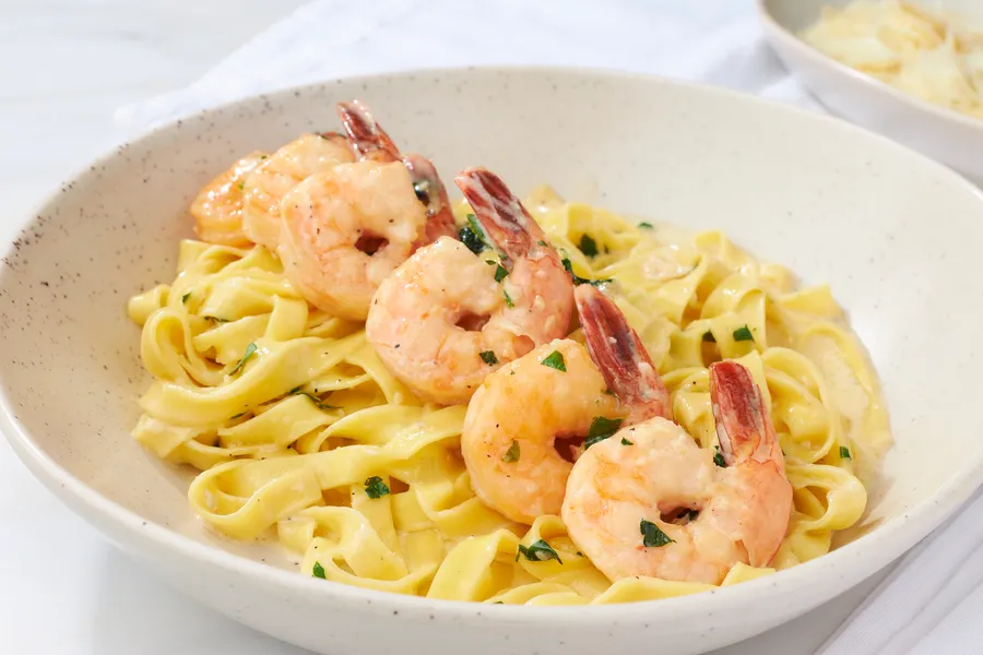 Shrimp Scampi at Malbec Grill, Argentinian steakhouse in Parkland FL
