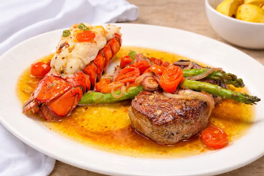 Surf & Turf Malbec Grill Style at Malbec Grill, Argentinian steakhouse in Parkland FL
