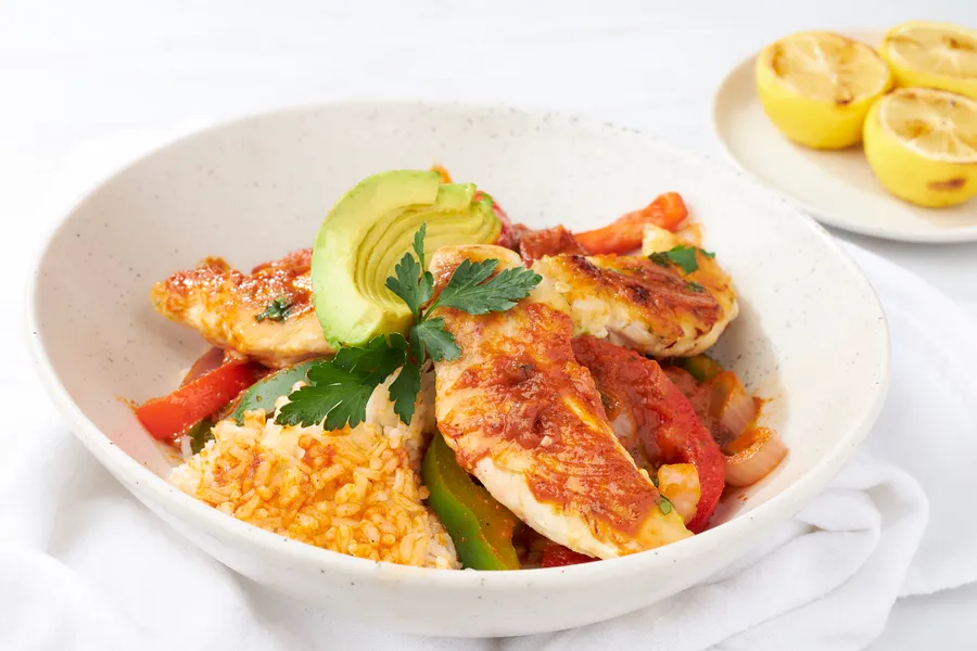 Rice Bowl (Grilled Chicken) at Malbec Grill, Argentinian steakhouse in Parkland FL