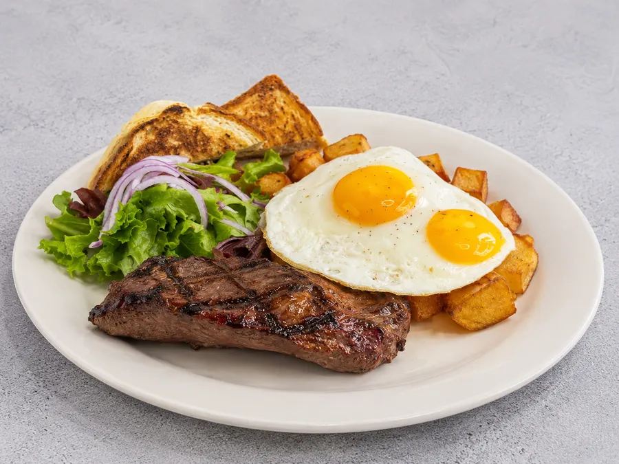 Steak & Eggs at Malbec Grill, Argentinian steakhouse in Parkland FL